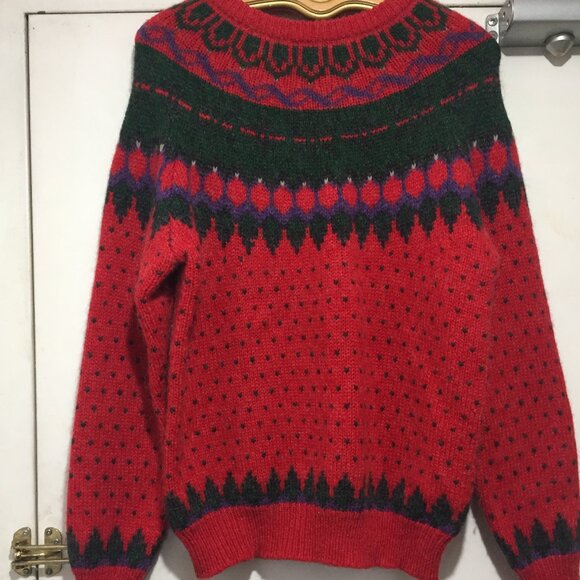 VINTAGE WOOLRICH KNIT WOOL BLEND SWEATERS SIZE L - Picture 1 of 11